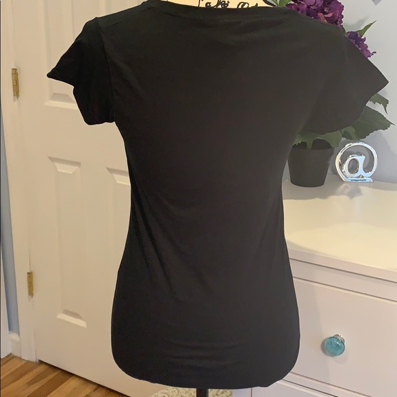 Baseball Mom Rhinestone V-Neck Tee - Picture 3 of 4